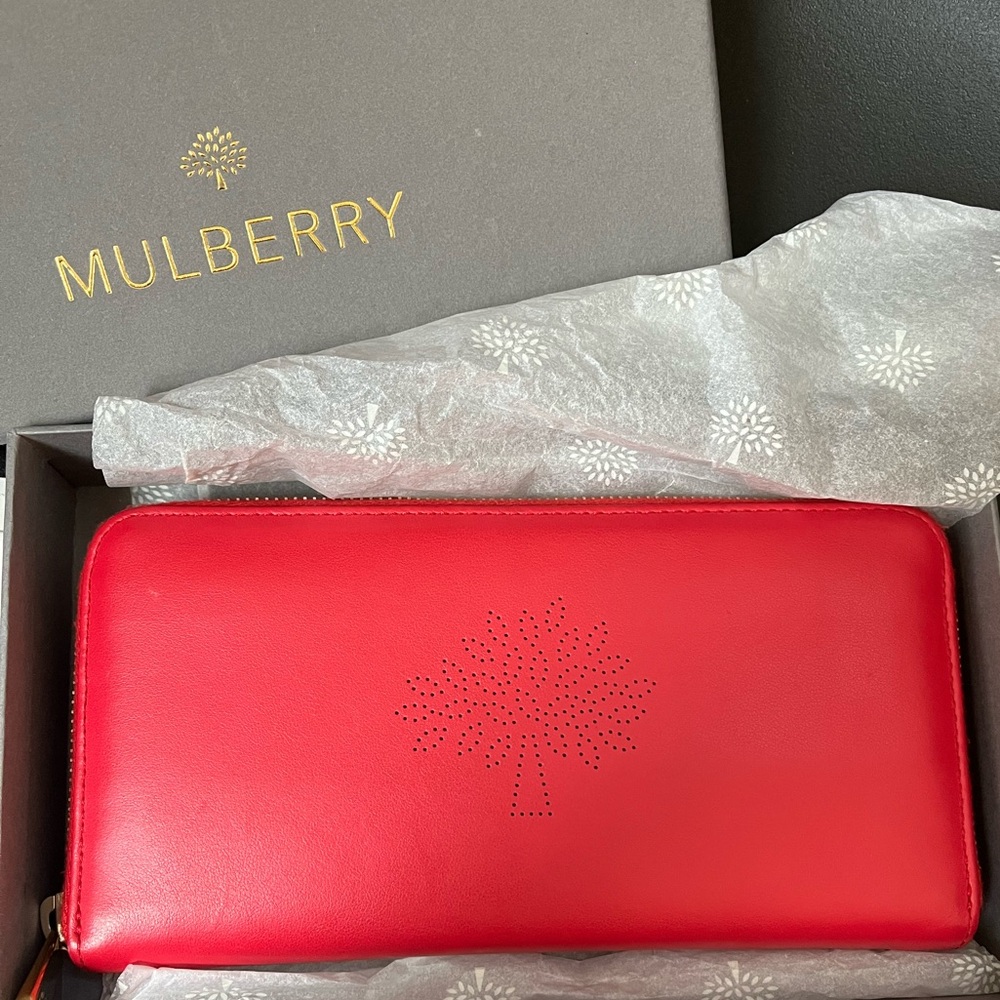 Mulberry Red Wallet